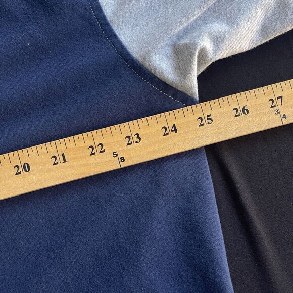 Tommy Hilfiger Mens Polo Shirt XXL 2X Gray Blue Embroidered Logo Crest Y2K - Picture 7 of 9